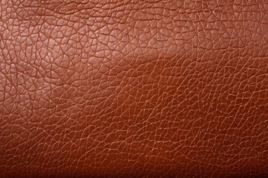 Kahverengi deri yüzey dokusundan işlenmiş kolaj. Pankart, arkaplan veya 3B haritalama için doku