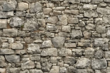 Antik taş işçiliği yüzey dokusunun işlenmiş kolajı. Pankart, arkaplan veya 3B haritalama için doku