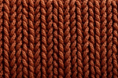 İşlenmiş örgü örgüleri, pamuk iplik dokusu kolajı. Pankart, arkaplan veya 3B haritalama için doku