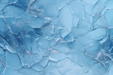 Kalın buz dokusundan oluşan işlenmiş kolaj. Pankart, arkaplan veya 3B haritalama için doku