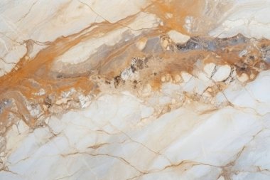 Lüks kahverengi ve beyaz mermer dokusunun işlenmiş kolajı. Pankart, arkaplan veya 3B haritalama için doku
