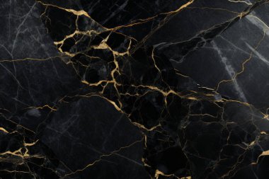 Siyah mermer desenli lüks kolaj. Pankart, arkaplan veya 3B haritalama için doku