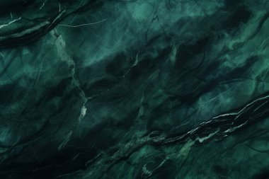 İşlenmiş kolaj, koyu yeşil parlak mermer dokular. Pankart, arkaplan veya 3B haritalama için doku