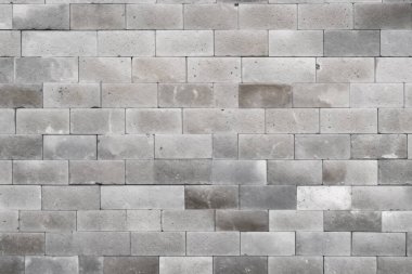 İşlenmiş gri beton brock duvar yüzey dokusu kolajı. Pankart, arkaplan veya 3B haritalama için doku