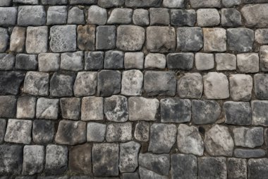 Eski Avrupa kaldırım taşı dokusunun işlenmiş kolajı. Pankart, arkaplan veya 3B haritalama için doku