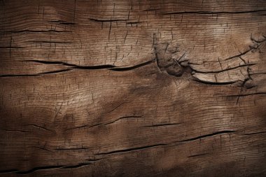 Eskimiş kahverengi ahşap malzeme dokusunun işlenmiş kolajı. Pankart, arkaplan veya 3B haritalama için doku