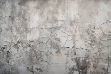 Görünür çatlak dokusuna sahip eski bir duvar kolajı. Pankart, arkaplan veya 3B haritalama için doku