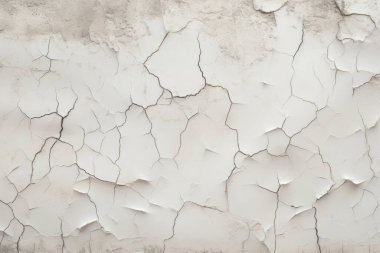 Çatlak yüzey dokusunun işlenmiş kolajı. Pankart, arkaplan veya 3B haritalama için doku