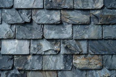 Siyah tahta çatının ya da duvar deseninin fotoğrafı. Arkaplan veya haritalama için arkaplan dokusu