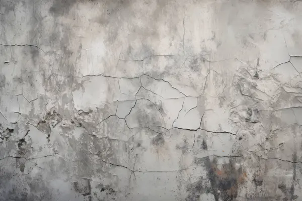 Görünür çatlak dokusuna sahip eski bir duvar kolajı. Pankart, arkaplan veya 3B haritalama için doku