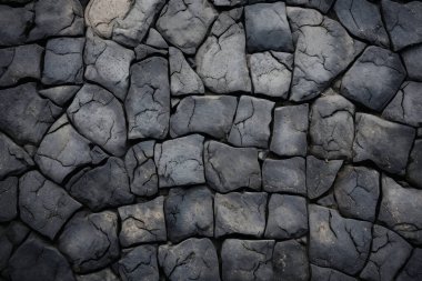İşlenmiş kaldırım taşları yüzey dokusu kolajı. Pankart, arkaplan veya 3B haritalama için doku