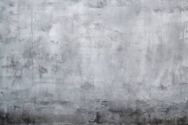 Gri çatlamış duvar dokusunun işlenmiş kolajı. Pankart, arkaplan veya 3B haritalama için doku