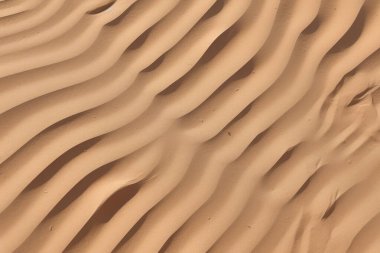 Çöl kumlarının işlenmiş kolajı yüzey dokusu. Pankart, arkaplan veya 3B haritalama için doku
