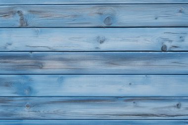 Açık mavi ahşap arkaplan dokusunun işlenmiş kolajı. Pankart, arkaplan veya 3B haritalama için doku