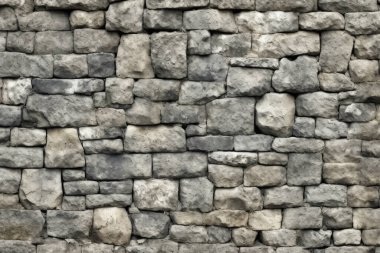 Antik taş işçiliği yüzey dokusunun işlenmiş kolajı. Pankart, arkaplan veya 3B haritalama için doku