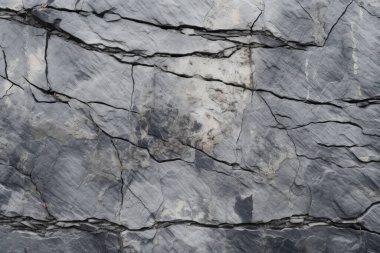 Gri kayalık kaya yüzey dokusunun işlenmiş kolajı. Pankart, arkaplan veya 3B haritalama için doku