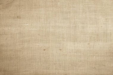 Eski sarı tuval kumaş dokusunun işlenmiş kolajı. Pankart, arkaplan veya 3B haritalama için doku