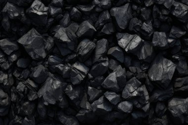 Endüstriyel bezelye kömürü yüzey dokusunun işlenmiş kolajı. Pankart, arkaplan veya 3B haritalama için doku