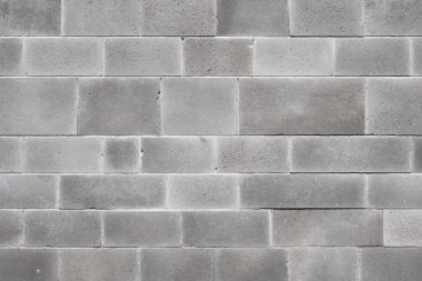 İşlenmiş gri beton brock duvar yüzey dokusu kolajı. Pankart, arkaplan veya 3B haritalama için doku