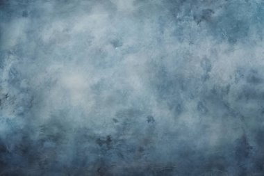 İşlenmiş koyu mavi alçı malzeme dokusu kolajı. Pankart, arkaplan veya 3B haritalama için doku