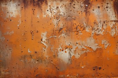 Eski paslı metal duvar yüzey dokusunun işlenmiş kolajı. Pankart, arkaplan veya 3B haritalama için doku