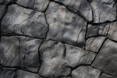 Kuru gri zemin taşı dokusunun işlenmiş kolajı. Pankart, arkaplan veya 3B haritalama için doku