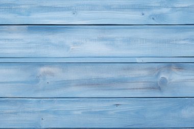 Açık mavi ahşap arkaplan dokusunun işlenmiş kolajı. Pankart, arkaplan veya 3B haritalama için doku