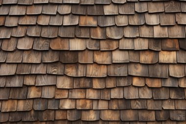 Kırsal ahır çatı kiremitleri yüzey dokusunun işlenmiş kolajı. Pankart, arkaplan veya 3B haritalama için doku