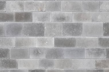 İşlenmiş gri beton brock duvar yüzey dokusu kolajı. Pankart, arkaplan veya 3B haritalama için doku