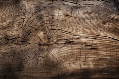 Eskimiş kahverengi ahşap malzeme dokusunun işlenmiş kolajı. Pankart, arkaplan veya 3B haritalama için doku