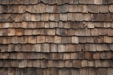 Kırsal ahır çatı kiremitleri yüzey dokusunun işlenmiş kolajı. Pankart, arkaplan veya 3B haritalama için doku