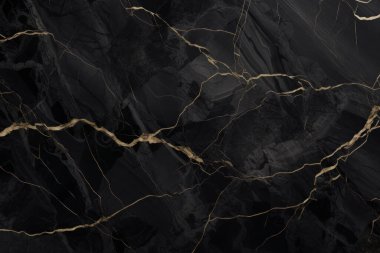 Siyah mermer desenli lüks kolaj. Pankart, arkaplan veya 3B haritalama için doku