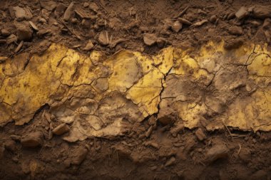Turuncu kanyon toprak malzeme dokusunun işlenmiş kolajı. Pankart, arkaplan veya 3B haritalama için doku