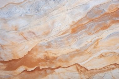 Lüks kahverengi ve beyaz mermer dokusunun işlenmiş kolajı. Pankart, arkaplan veya 3B haritalama için doku