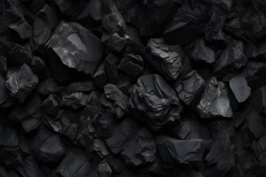 Endüstriyel bezelye kömürü yüzey dokusunun işlenmiş kolajı. Pankart, arkaplan veya 3B haritalama için doku