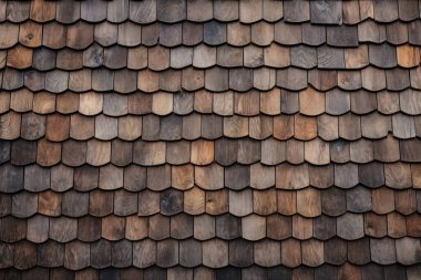 Kırsal ahır çatı kiremitleri yüzey dokusunun işlenmiş kolajı. Pankart, arkaplan veya 3B haritalama için doku