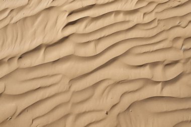 Çöl kumlarının işlenmiş kolajı yüzey dokusu. Pankart, arkaplan veya 3B haritalama için doku