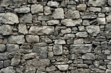 Antik taş işçiliği yüzey dokusunun işlenmiş kolajı. Pankart, arkaplan veya 3B haritalama için doku