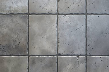 Gri mermer döşeme yüzey dokusundan işlenmiş kolaj. Pankart, arkaplan veya 3B haritalama için doku