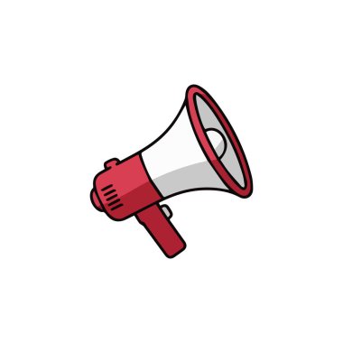 el ele tutuşan megafon vektörü 