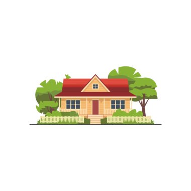Ev illüstrasyon vektör binası
