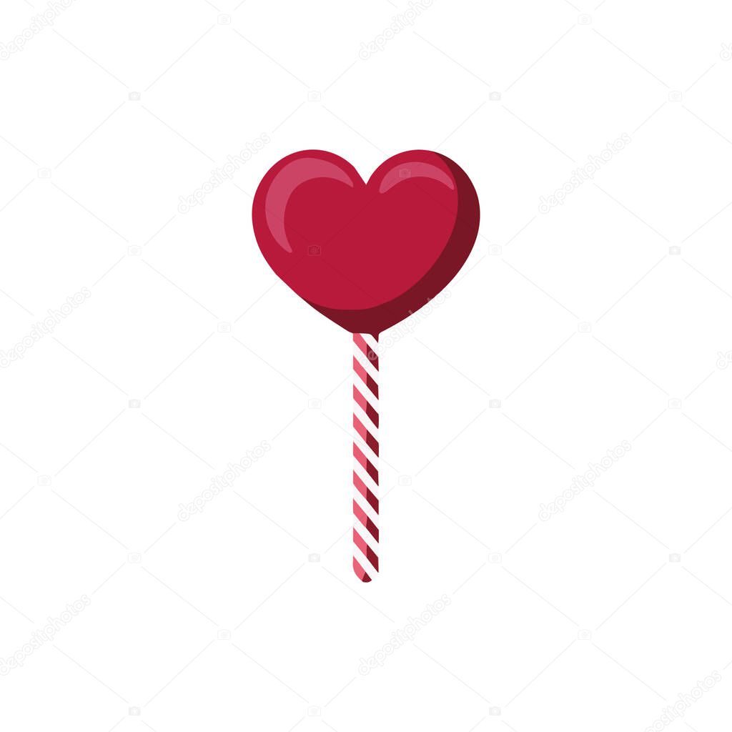 Love Lollipop vector illustration