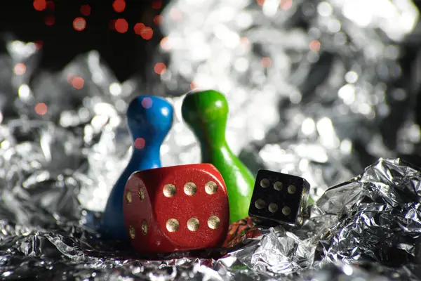 yakın - mavi renkli parçaların görünümü