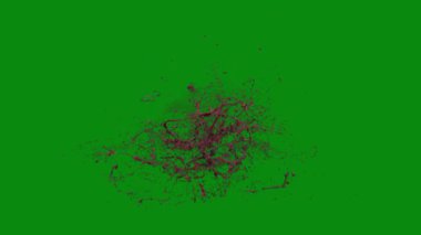 Bu 4K Kan Sıçratma Yeşil Ekran Efekti film yapımcıları, video editörleri ve içerik yaratıcıları için korku sahnelerine dramatik ve gerçekçi bir sıçrama eklemek için temel bir değerdir.
