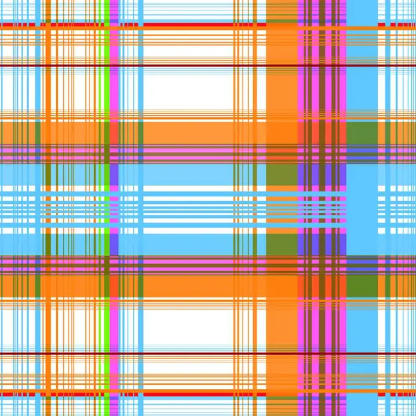 Renkli desenli vektör çizimi. Renkli ekose desen