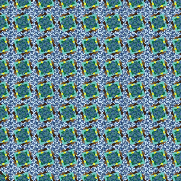  Kusursuz desen. Üçgen ve daireler şeklinde soyut geometrik desen. vektör illüstrasyonu