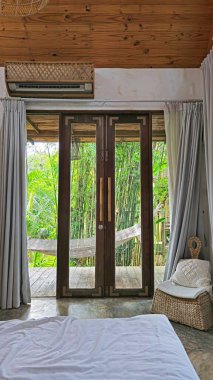 Tayland, Khao Yai 'deki Serene Tropikal Otel Odası Manzarası