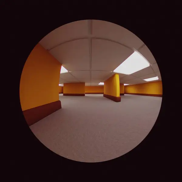 Arka odalar boş. Koridorlar soyut koridorlar. Halı duvarlar.