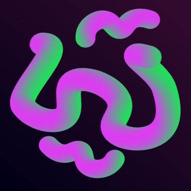 2D Solucan Çizgileri Renkli Parlak Modern Sanat Sanatçısı Fotoğraf Mor Pembe Duvar Kağıdı Grafik Resimleri