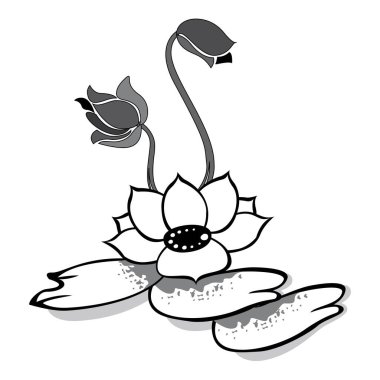 Orijinal çiçek desenli Orijinal Orijinal Doğu süslemesi izole edilmiş vektör illüstrasyonunu ayarla